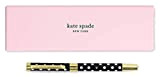 Kate Spade New York Black Ink Ballpoint Pen with Reusable Gift Box, Professional Office Pen for Women Accepts Standard Refills, ...