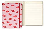 Kate Spade New York Legal Notepad Folio with Elastic Band Closure, Lips