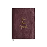 Katie Loxton grande notebook Live Love Sparkle viola