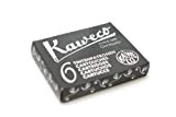 Kaweco - Cartucce d'inchiostro per penna stilografica, confezione da 6, colore: Nero