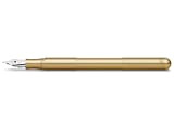 Kaweco - Penna stilografica SUPRA Fountain Pen in ottone F, 13 cm, colore: Oro