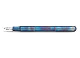 Kaweco Supra Fountain Pen 10002063 - Penna stilografica Fireblue, in acciaio INOX, tratto EF, 16,5 cm, colore: Blu