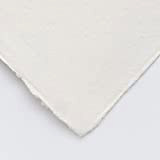 Khadi : White Rag Paper 640gsm : Rough : 21x30cm : Pack of 10 Sheets