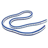 KiKiHong Deformabile Righello Creativo Bilaterale Curva Flessibile Strumento di Misurazione per Disegni Tecnici, Abbigliamento (24inch+60cm)