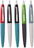 Kikkerland KK4329S - Set di 5 Mini Penne, Stile retrò, Colori Assortiti