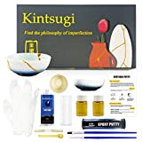 Kintsugi set - Kit per kintsugi di riparazione oro per riparare la tua ceramica Cherish con polvere d'oro, colla e ...