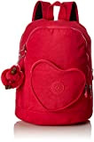 Kipling Heart Backpack - Zaini Unisex bambini, 15x24x45 cm (W x H x L), Rosa (True Pink),