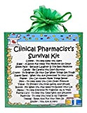Kit di sopravvivenza per farmacista clinico – divertente regalo e biglietto di auguri alternativo/regalo di compleanno / ringraziamento/farmacista / Secret ...