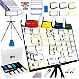 Kit magnetico Kanban Board, kit magnetico Scrum Board, scheda di gestione dei progetti magnetica completa di pmxboard. 84 magneti Kanban, ...
