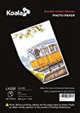 KOALA Carta fotografica Lucida Fronte-Retro per stampante LASER, A4, 200 g/m², 100 fogli. Adatto per la stampa di Foto, Brochure, ...