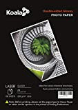 KOALA Carta fotografica Lucida Fronte-Retro per stampante LASER, A4, 250 g/m², 100 fogli. Adatto per la stampa di Foto, Brochure, ...