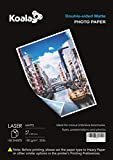 KOALA Carta fotografica Opaca Fronte-Retro per stampante LASER, A3, 120 g/m², 100 fogli. Adatto per la stampa di Foto, Brochure, ...