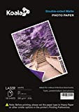 KOALA Carta fotografica Opaca Fronte-Retro per stampante LASER, A3, 200 g/m², 100 fogli. Adatto per la stampa di Foto, Brochure, ...
