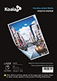 KOALA Carta fotografica Opaca Fronte-Retro per stampante LASER, A4, 120 g/m², 100 fogli. Adatto per la stampa di Foto, Brochure, ...