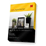 KODAK 5740-094 Carta Fotografica Premium, Superficie Lucida, 240 g/mq, Formato A4, Bianco, 210 x 297 mm