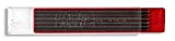 KOH-I-NOOR 2H Grade Graphite Lead for 2mm Diameter 120mm Mechanical Pencil
