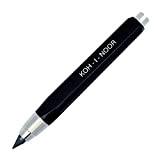 KOH-I-NOOR - Matita portamine corta, mina 5,6 mm, 10 cm, colore: Nero