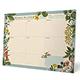 Kokonote: Planning da Tavolo A3 Botanical in inglese | Planner settimanale con 54 fogli a strappo, perfetto come agenda organizer ...