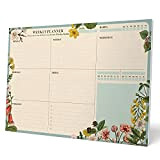 Kokonote: Planning da Tavolo A4 Botanical in inglese | Planner settimanale con 54 fogli a strappo, perfetto come agenda organizer ...