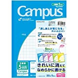 Kokuyo Campus Serie Todai dell'Università di Tokyo Quaderno a righe, Smooth-scrittura, Semi B5 (252x179x4mm), 5mm Grid, 30 pagine, Confezione da ...