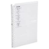 Kokuyo Campus Smart Ring Binder - B5 - 26 Rings - Clear [Office Product]