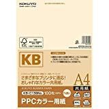 Kokuyo PPC color Paper both certificato FSC, A4, 100 pezzi di avorio kb-c139ns (Japan Import)