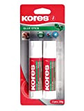 Kores - Glue Stick: Colla Stick a Forte Tenuta, Collante Sicuro e non Tossico, Ideale per Fai-Da-Te, Rispettosa dell'Ambiente, Confezione ...