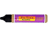 KREUL PicTixx-Penna per Candele, 29 ml, Oro, Giallo, Keine