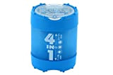 Kum az102.83.19-B contenitore temperamatite 4 in1 K4 B in plastica, Click Clack tappo, 1 pezzi, blu