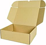 KYWAI - Scatole di cartone per spedizioni postali, automontanti, set da 25, taglia M (25x20x8 cm), per vendite online, pacchetti, ...