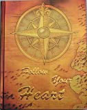 L’agenda/Diario con il motto „Follow Your Heart“, colore marrone oro metallico, con la scrittura d'oro, pagine vuote, libro rilegato - ...