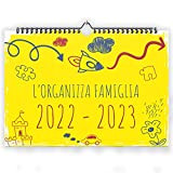 L'organizza Famiglia , Calendario 2022 da muro , Calendario 2022 2023 da parete con planner mensile, 16 Mesi da Settembre ...