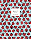 Ladybird Notebook - Ruled Pages - 8x10 - Premium Taccuino (Sky Blue)
