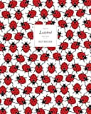 Ladybird Notebook - Ruled Pages - 8x10 - Premium Taccuino (White)