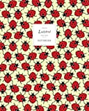Ladybird Notebook - Ruled Pages - 8x10 - Premium Taccuino (Yellow)