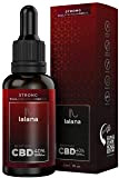 LALANA Oil - STRONG CBD Oil 40%, 30 ml, 12000 mg CBD, Enhanced formula - MCT Oil base and piperine.