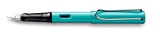 LAMY AL-star 023 - Penna stilografica in alluminio color tormalina con impugnatura trasparente e molla in acciaio, spessore pennino M