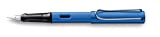 LAMY AL-star 028 - Penna stilografica in alluminio di colore blu scuro con impugnatura trasparente e molla in acciaio, spessore ...