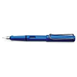 LAMY Safari 014 - Penna stilografica moderna in colore blu con manico ergonomico e design senza tempo, spessore pennino EF