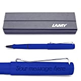 LAMY safari-Penna roller, colore: blu, incisione gratuita