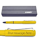 LAMY safari-Penna roller, colore: giallo, incisione gratuita