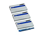 LAMY Set di 3 cartucce d'inchiostro T10, di colore blu, per tutti i modelli Lamy