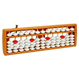 Larcele Perle Aritmetiche Abakus con pulsante reset per bambini, 13 colonne SP-02