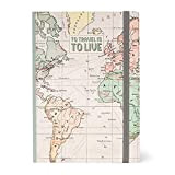 Legami Foglio B5 - Notebook, Large, Multicolore (Travel)