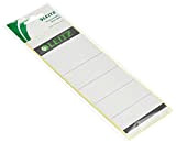 Leitz Etichette adesive per raccoglitori a leva in cartone con dorso da 80 mm, Formato corto e largo, 61,5 x ...