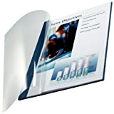 LEITZ impressBIND copertina flessibile fronte trasp. - f.to A4 dorso 10,5mm (71-105 fogli) - Blu - 74140035