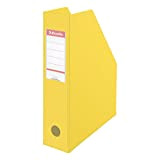 Leitz - Scatola in PVC giallo e scatola portaoggetti – PVC A4, A4, A5 1 cassetto giallo