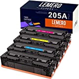 LEMERO SUPERX Cartucce di toner per HP 205A CF530A CF531A CF532A CF533A, per stampanti HP Color LaserJet pro M154A M154NW ...