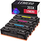 LEMERO Toner Compatibile con HP 203X 203A CF540X CF541X CF542X CF543X CF540A per HP Color Laserjet Pro MFP M281fdw M254nw ...
