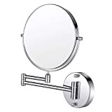 Lente d'ingrandimento Lente d'ingrandimento 3X 200mm Specchio di ingrandimento, 360 ° Specchio bifacciale da barba girevole da bagno, specchio cosmetico rotondo ...